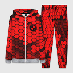 Женский 3D-костюм BMW карбоновая абстракция, цвет: 3D-меланж