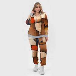 Женский 3D-костюм Фрагментированная композиция, цвет: 3D-меланж — фото 2