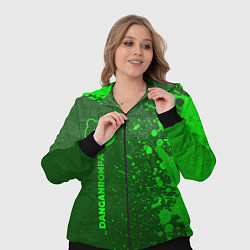Женский 3D-костюм Danganronpa - green gradient по-вертикали, цвет: 3D-черный — фото 2