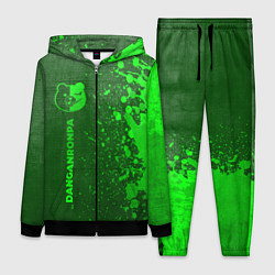 Женский 3D-костюм Danganronpa - green gradient по-вертикали, цвет: 3D-черный