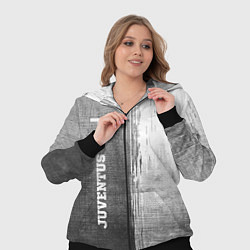 Женский 3D-костюм Juventus - grey gradient по-вертикали, цвет: 3D-черный — фото 2