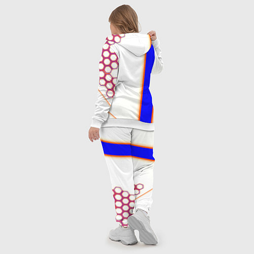 Женский костюм Borussia geometry sport / 3D-Белый – фото 5