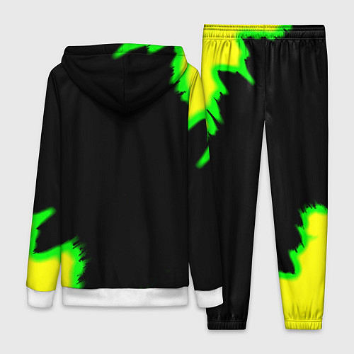 Женский костюм Doom огненное лого краски / 3D-Белый – фото 2