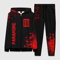 Женский костюм Paramore - red gradient вертикально