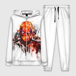 Женский 3D-костюм Дэдпул краски, цвет: 3D-белый