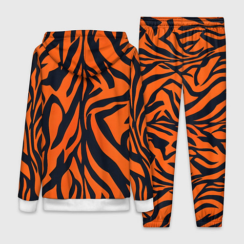 Женский костюм Расцветка тигра / 3D-Белый – фото 2