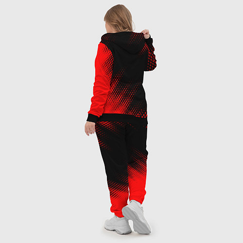 Женский костюм Mini - red gradient вертикально / 3D-Черный – фото 5