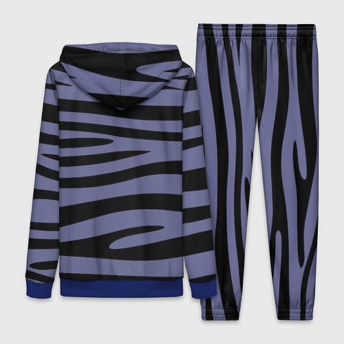 Женский костюм Морские полоски / 3D-Синий – фото 2