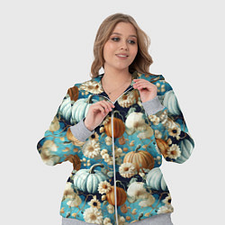 Женский 3D-костюм Маленькие тыковки, цвет: 3D-меланж — фото 2