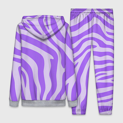 Женский костюм Лавандовый тигровый паттерн / 3D-Меланж – фото 2