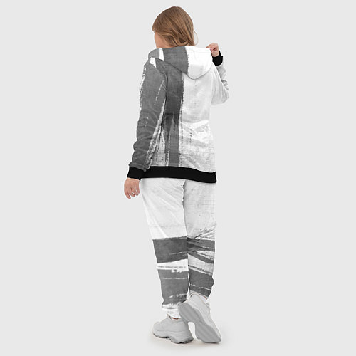 Женский костюм Angels of Death - white gradient по-вертикали / 3D-Черный – фото 5