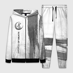 Женский 3D-костюм Angels of Death - white gradient по-вертикали, цвет: 3D-черный