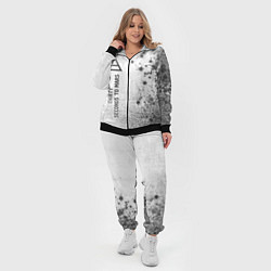 Женский 3D-костюм Thirty Seconds to Mars - white gradient по-вертика, цвет: 3D-черный — фото 2