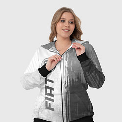 Женский 3D-костюм Fiat - white gradient по-вертикали, цвет: 3D-черный — фото 2