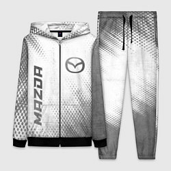 Женский костюм Mazda - white gradient вертикально