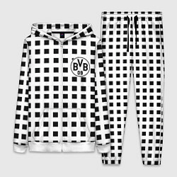 Женский 3D-костюм Borussia pattern, цвет: 3D-белый