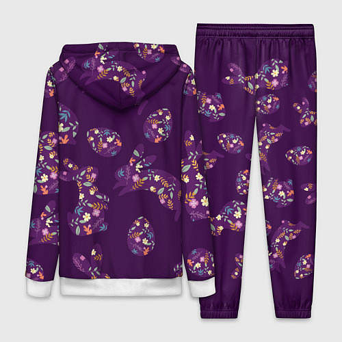 Женский костюм Кролики и яйца / 3D-Белый – фото 2