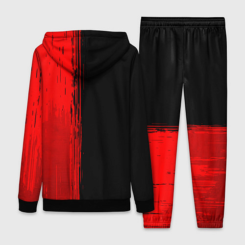 Женский костюм Pantera - red gradient по-вертикали / 3D-Черный – фото 2