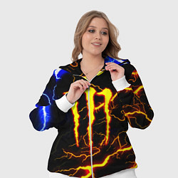 Женский 3D-костюм Monster energy шторм, цвет: 3D-белый — фото 2