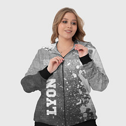 Женский 3D-костюм Lyon - grey gradient по-вертикали, цвет: 3D-черный — фото 2