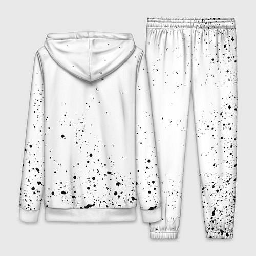 Женский костюм Ведьмак брызги красок / 3D-Белый – фото 2