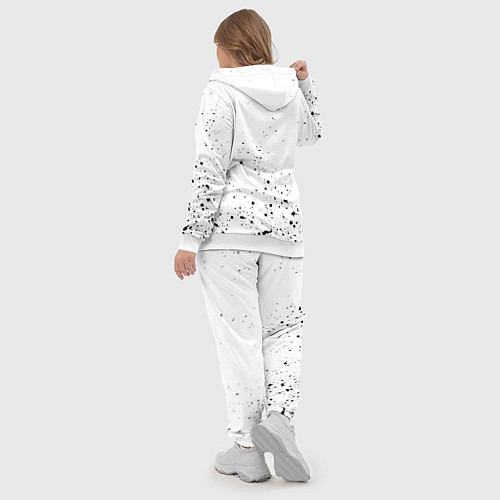 Женский костюм Ведьмак брызги красок / 3D-Белый – фото 5