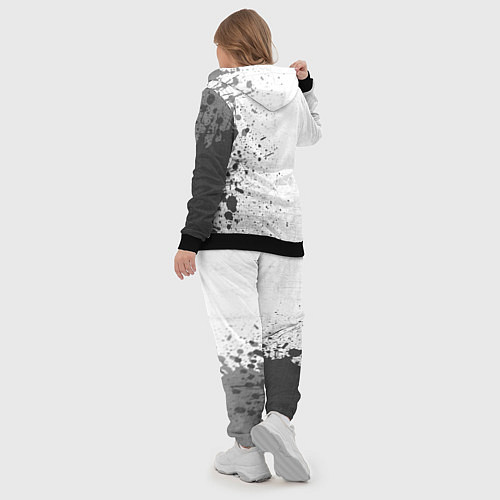 Женский костюм Monaco - white gradient по-вертикали / 3D-Черный – фото 5