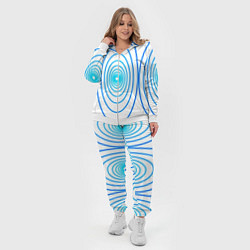 Женский 3D-костюм Овалы с свечением, цвет: 3D-белый — фото 2