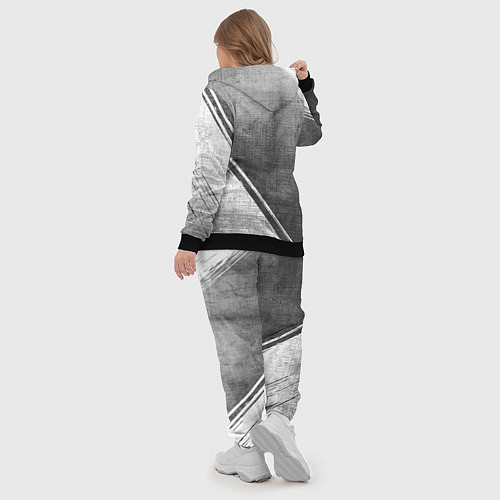 Женский костюм Nirvana - grey gradient вертикально / 3D-Черный – фото 5