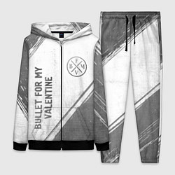 Женский костюм Bullet For My Valentine - white gradient вертикаль