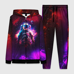Женский 3D-костюм Космонавт пламенный, цвет: 3D-черный