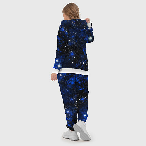 Женский костюм Звёздное небо России и герб / 3D-Белый – фото 5