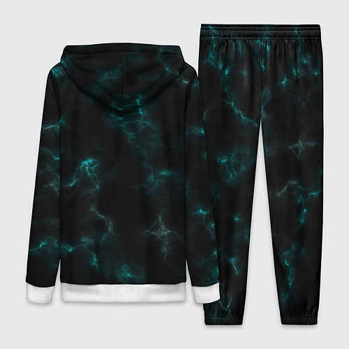 Женский костюм Color black turquoise / 3D-Белый – фото 2