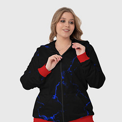 Женский 3D-костюм Color black blue, цвет: 3D-красный — фото 2