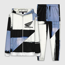 Женский 3D-костюм Honda логотип, цвет: 3D-белый