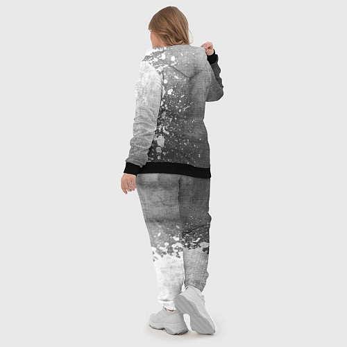 Женский костюм Aston Villa - grey gradient по-вертикали / 3D-Черный – фото 5