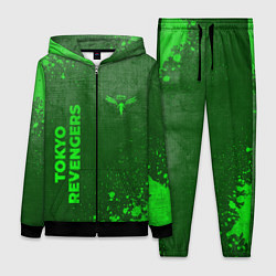 Женский костюм Tokyo Revengers - green gradient вертикально