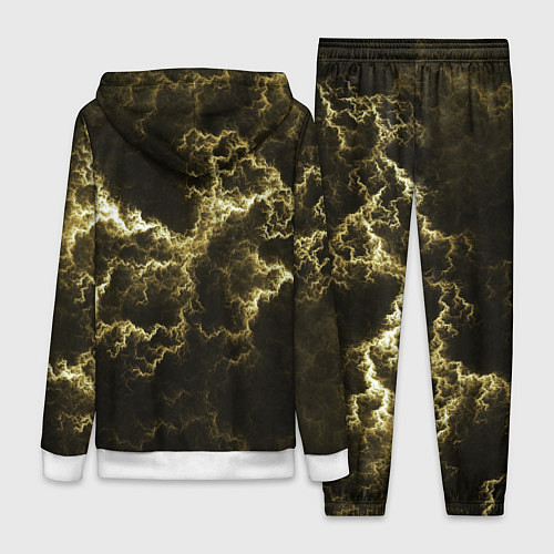 Женский костюм Lightning yellow / 3D-Белый – фото 2