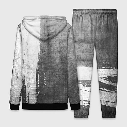 Женский костюм Bon Jovi - grey gradient по-вертикали / 3D-Черный – фото 2