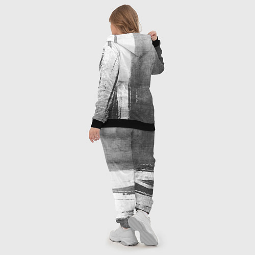 Женский костюм Bon Jovi - grey gradient по-вертикали / 3D-Черный – фото 5