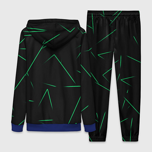 Женский костюм Color light green line / 3D-Синий – фото 2