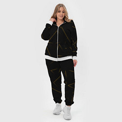 Женский 3D-костюм Color yellow line, цвет: 3D-белый — фото 2