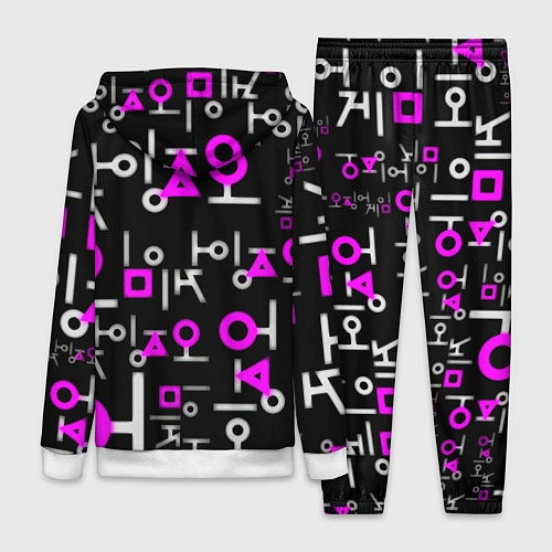 Женский костюм Doom неоновый паттерн / 3D-Белый – фото 2