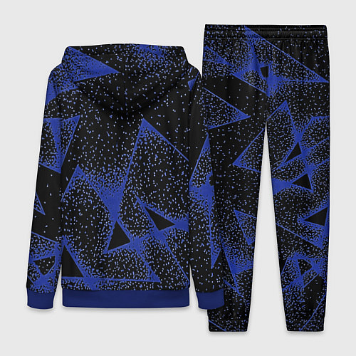 Женский костюм Triangles with dots / 3D-Синий – фото 2