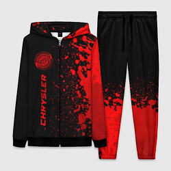 Женский 3D-костюм Chrysler - red gradient по-вертикали, цвет: 3D-черный