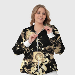 Женский 3D-костюм Дарт Вейдер Йода Чубакка и другие из Star Wars, цвет: 3D-белый — фото 2