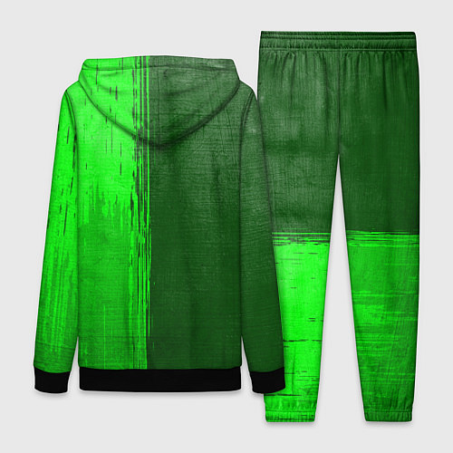 Женский костюм Real Madrid - green gradient по-вертикали / 3D-Черный – фото 2