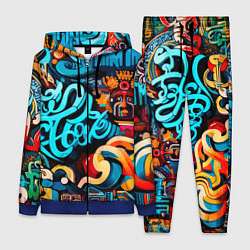 Женский костюм Abstract graffiti - ai art