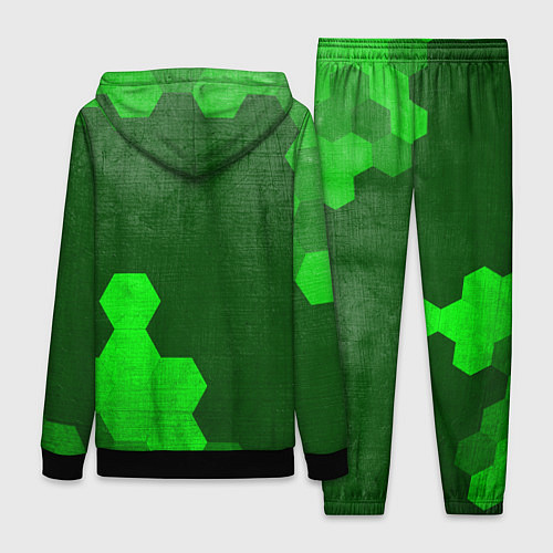 Женский костюм Hitman - green gradient вертикально / 3D-Черный – фото 2