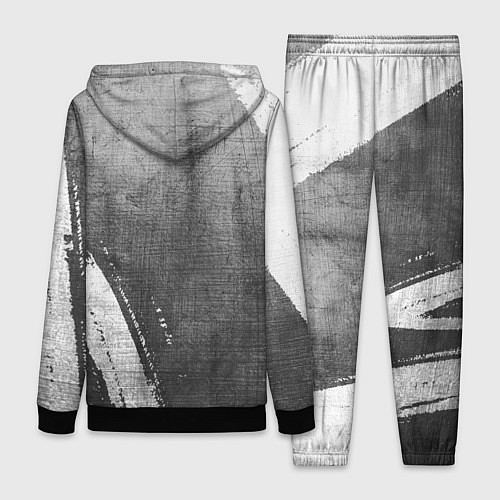 Женский костюм Paramore - grey gradient вертикально / 3D-Черный – фото 2